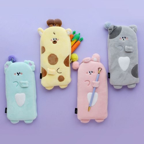 PINKFOOT/ Animal Friends Slim Pencil Case (兩款）