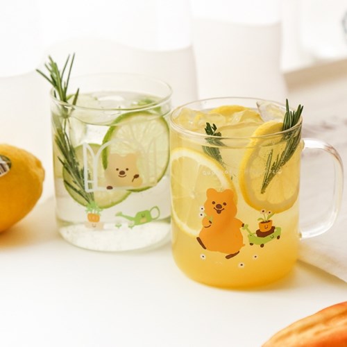 Kiki Quokka/ Quokka Daily Heat Resistant Glass Cup