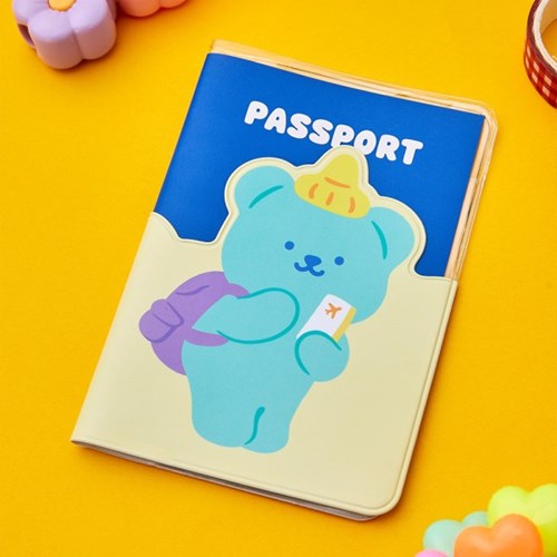 Butter Shop/ Travel Syrup Bear Passport Holder