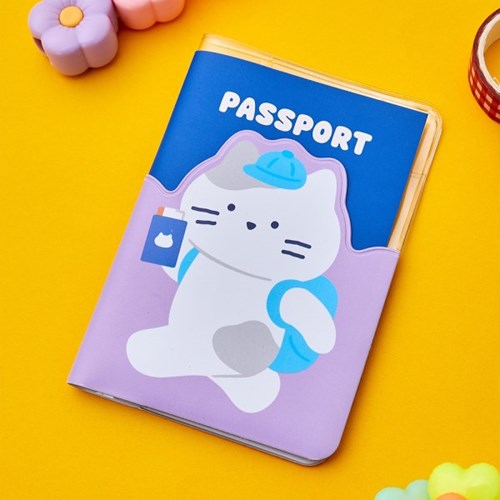 Butter Shop/ Travel Milk Cat Passport Holder