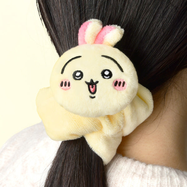 chiikawa/ usagi plush scrunchie 髮圈