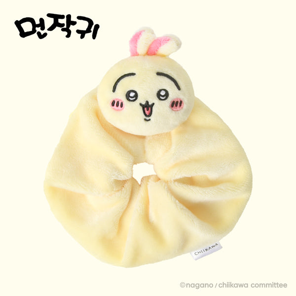 chiikawa/ usagi plush scrunchie 髮圈