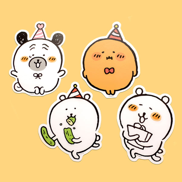 damgome / 白熊 造型心意卡 Set （附信封及封口貼紙）（4款）