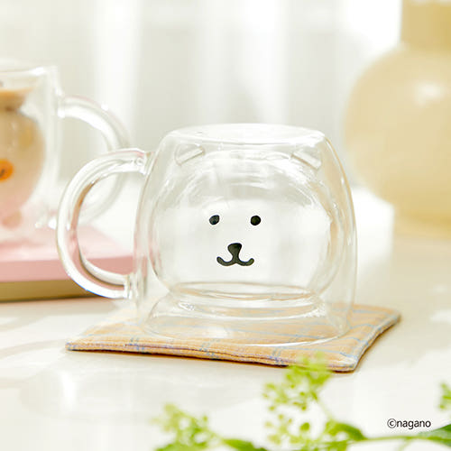 dagome/ 白熊 double glass