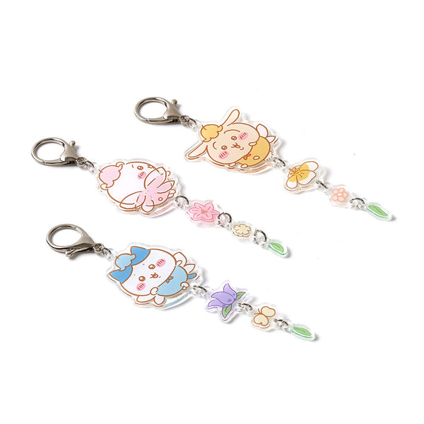 [韓國限定] chiikawa / 花仙子系列 壓克力 鎖匙扣 / 兔兔