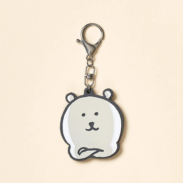 [韓國限定] damgome / 白熊 Face Mirror Keyring / Close up