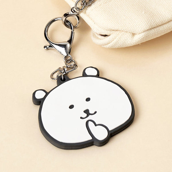 [韓國限定] damgome / 白熊 Face Mirror Keyring / Secret