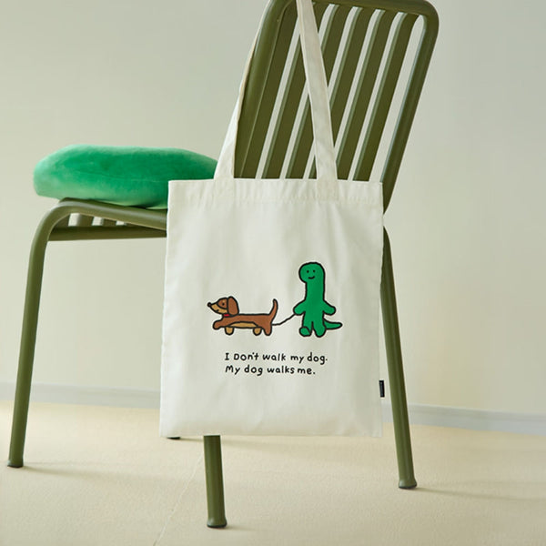 [預購] JOGUMAN / Runaway Tote Bag (white)