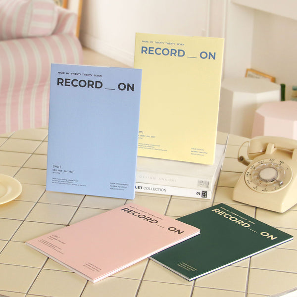 [預購] Iconic / 2027 RECORD ON DIARY Monthly A4 (副本).