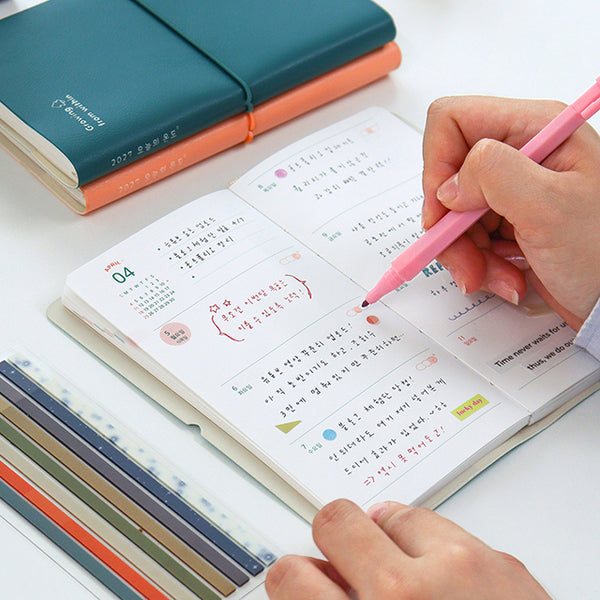 [預購] Indigo / 2027 The temperature of the day Slim Weekly Diary.