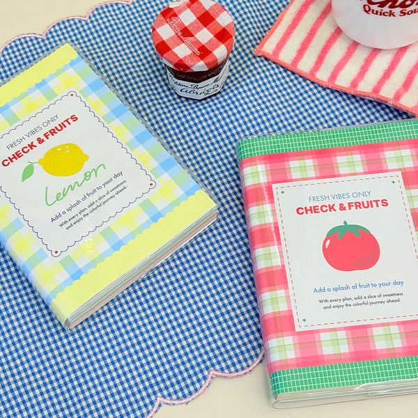 [預購] 7321 Design / Check & Fruits Undated 6-Month Planner