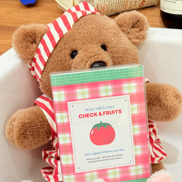 [預購] 7321 Design / Check & Fruits Undated 6-Month Planner