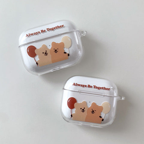 Young Forest / Together Quokka Clear Airpods Case/ Airpods 3