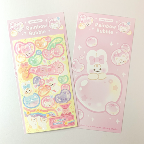 Yany Studio / Rainbow Bubble Stickers