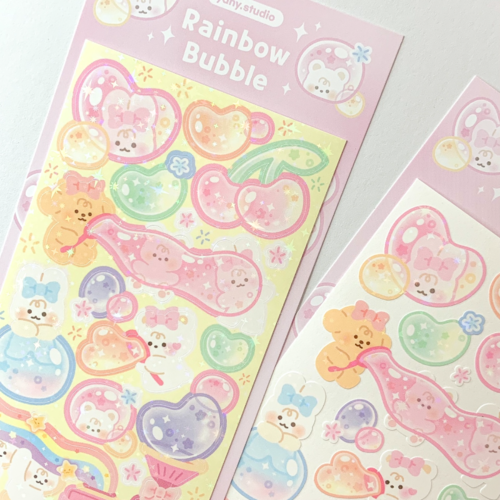 Yany Studio / Rainbow Bubble Stickers