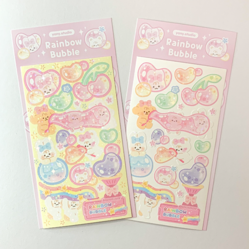 Yany Studio / Rainbow Bubble Stickers