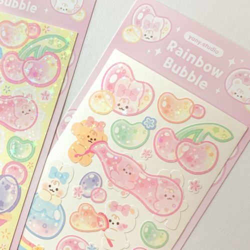 Yany Studio / Rainbow Bubble Stickers