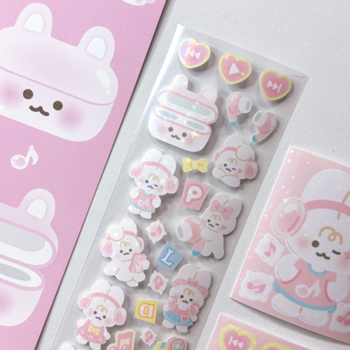 Yany Studio/ Bunny's Favourite Song stickers