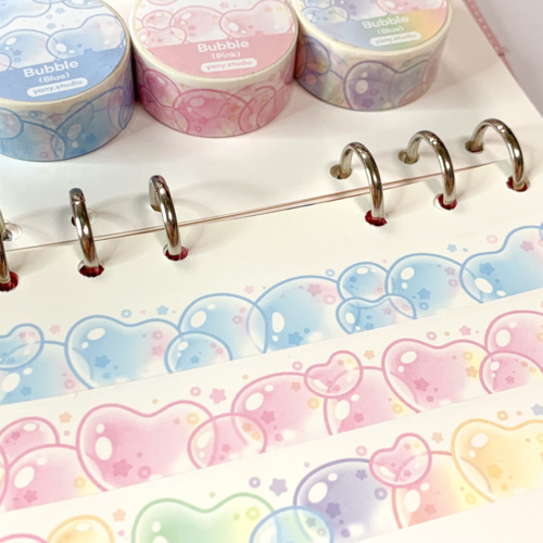 yany studio / Bubble Masking Tape 紙膠帶（3款）