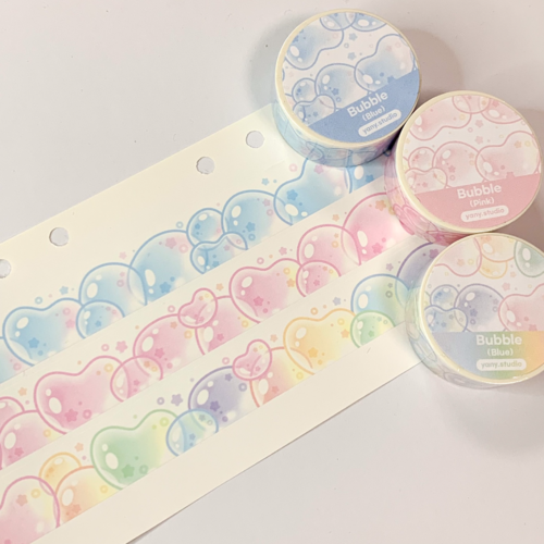 yany studio / Bubble Masking Tape 紙膠帶（3款）