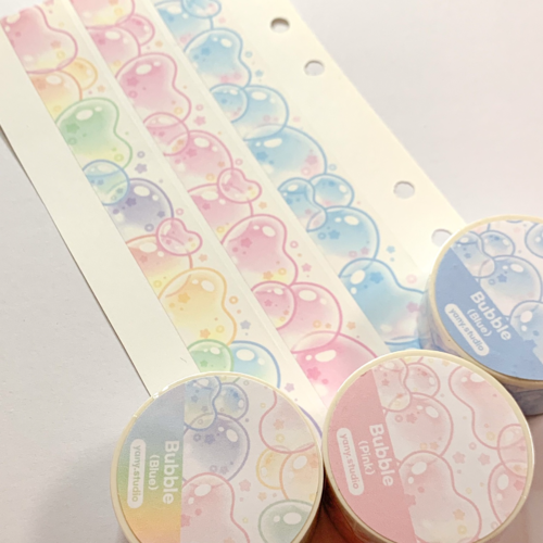 yany studio / Bubble Masking Tape 紙膠帶（3款）