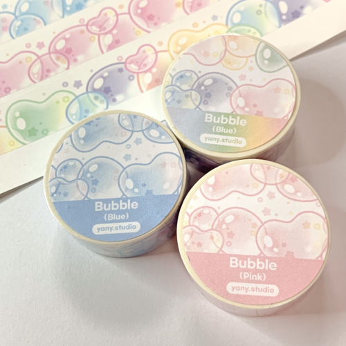 yany studio / Bubble Masking Tape 紙膠帶（3款）