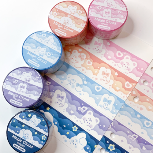 yany studio / Magic Cloud Masking Tape 紙膠帶（5款）