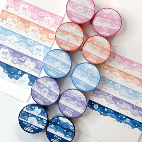 yany studio / Magic Cloud Masking Tape 紙膠帶（5款）