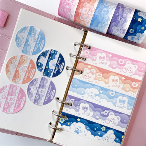 yany studio / Magic Cloud Masking Tape 紙膠帶（5款）