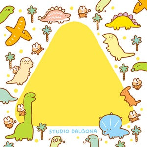 Studio Dalgona / Dinosaurs Memo 便條紙.