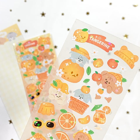 yany studio / Tangerine stickers 貼紙.