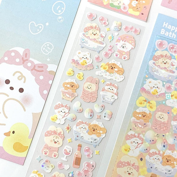 yany studio / Happy Bath stickers 貼紙.