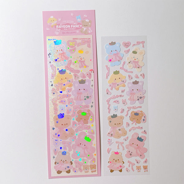 Rayeon Fancy / Princess of Flowers stickers -  Hologram Aurora 貼紙