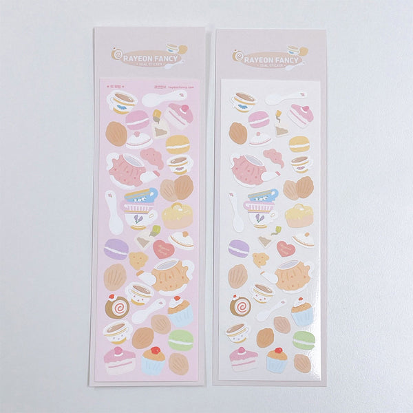 Rayeon Fancy / Tea time stickers - Matte 貼紙