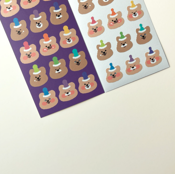 Young Forest / Cone Hat Quokka stickers 貼紙