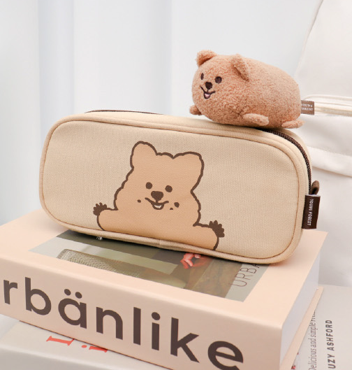 Young Forest/ Quokka Canvas Pen Pouch