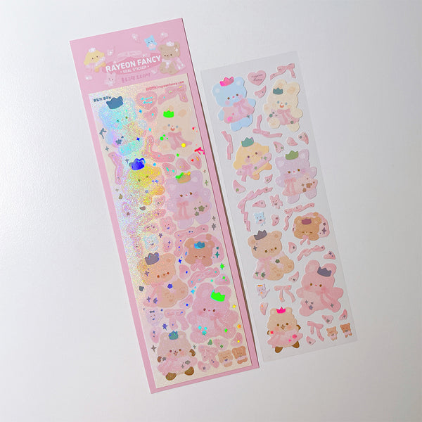 Rayeon Fancy / Princess of Flowers stickers -  Hologram Aurora 貼紙