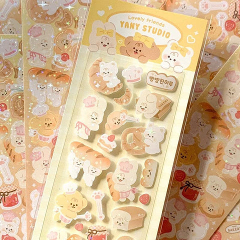 yany studio / Bakery stickers 貼紙