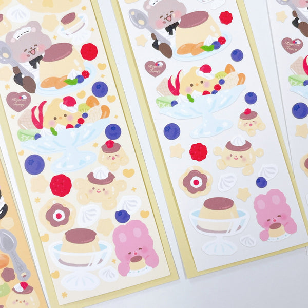 Rayeon Fancy / King Pudding stickers - Matte 貼紙