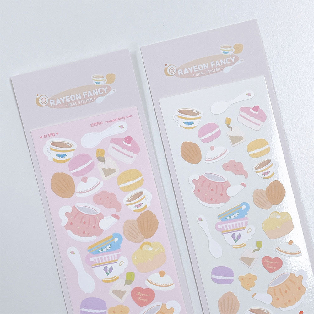 Rayeon Fancy / Tea time stickers - Matte 貼紙