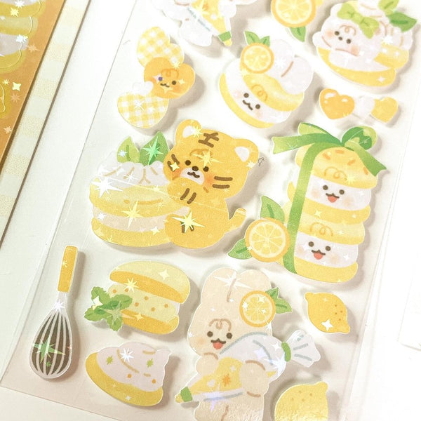 yany studio / Yellow Macaron stickers 貼紙.