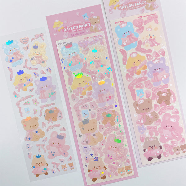 Rayeon Fancy / Princess of Flowers stickers -  Hologram Aurora 貼紙