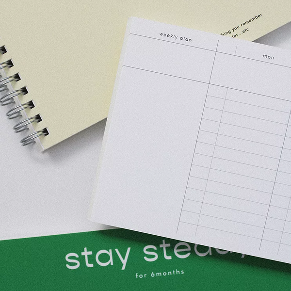 [現貨] Be on / Stay steady 6 month planner （3款）.