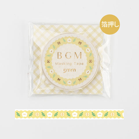 BGM / Yellow Lace 和紙膠帶.