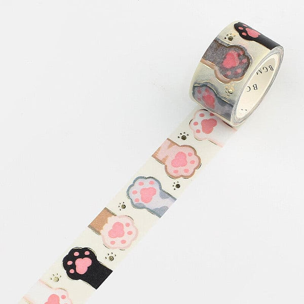 BGM / Washi Tape 20mm Cat Paw 和紙膠帶