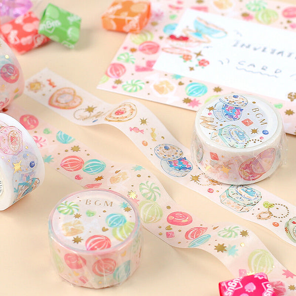 BGM /  Washi Tape Ink Candy 20mm 和紙膠帶