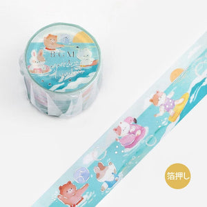 BGM /  Washi Tape Ocean Play (2022 Summer Limited) 和紙膠帶