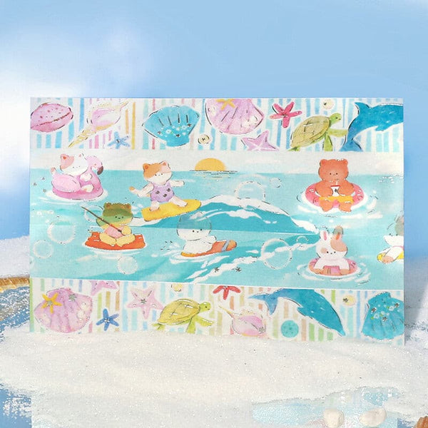 BGM /  Washi Tape Ocean Play (2022 Summer Limited) 和紙膠帶