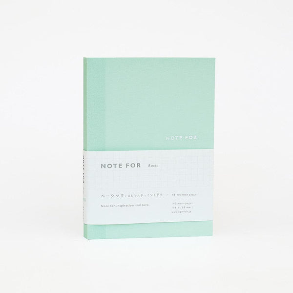 BGM / A6 Mint Green Notebook.