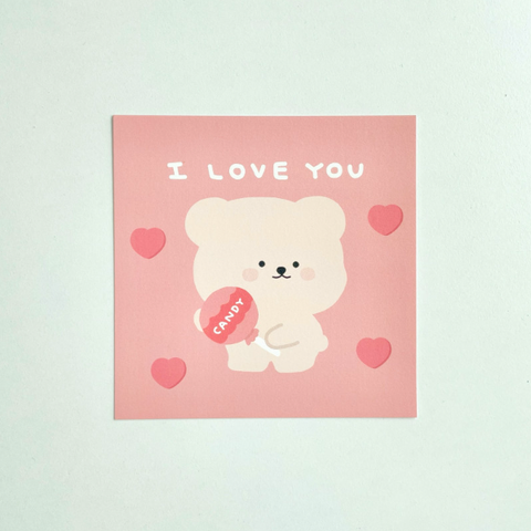 bamtoree /  Bamtoree I love you card